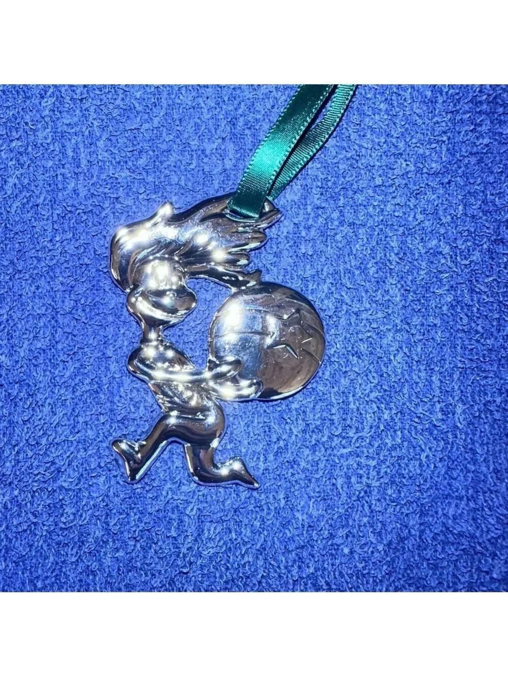 NEW Vintage Cat In The Hat Christmas Tree Ornament Dr Seuss Silver Plated Set